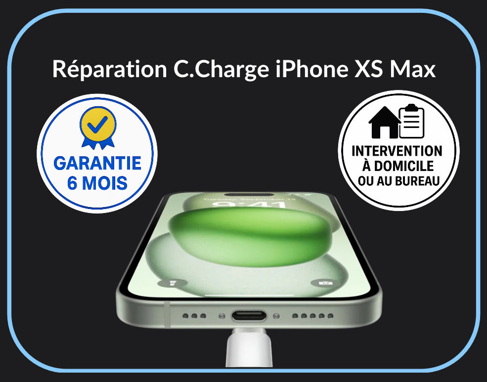 Réparation connecteur de charge iPhone XS Max